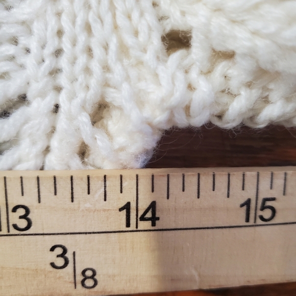 Club Monaco Sweater Cowl Neck Ivory Knit Wool Alpaca Blend XS- Small TP - Picture 6 of 6